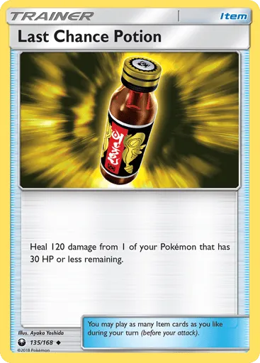 Last Chance Potion 135/168 Celestial Storm