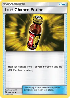 Last Chance Potion 135/168 Celestial Storm