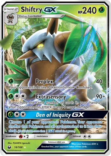 Shiftry-GX 14/168 Celestial Storm