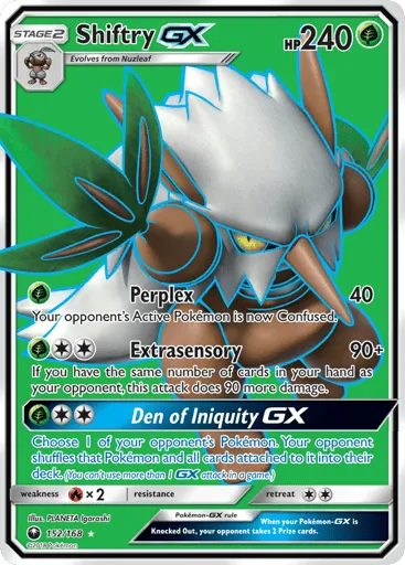 Shiftry-GX 152/168 Celestial Storm