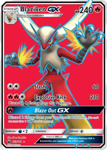 Blaziken-GX 153/168 Celestial Storm