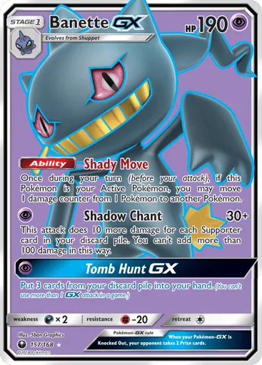 Banette-GX 157/168 Celestial Storm