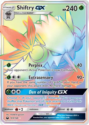 Shiftry-GX 169/168 Celestial Storm