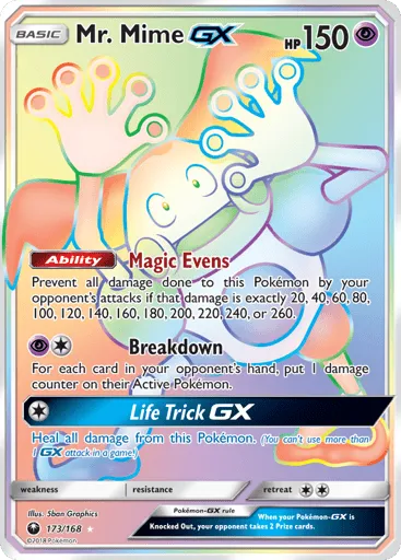 Mr. Mime-GX 173/168 Celestial Storm