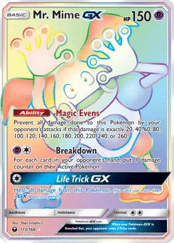 Mr. Mime-GX 173/168 Celestial Storm