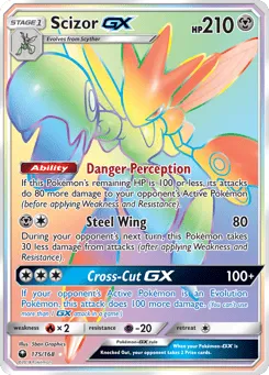 Scizor-GX 175/168 Celestial Storm