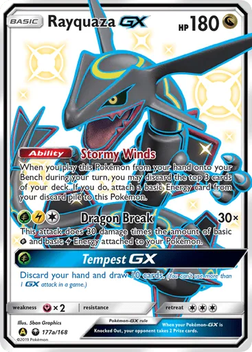 Rayquaza-GX 177a/168 Celestial Storm