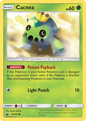 Cacnea 19/168 Celestial Storm