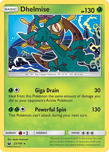 Dhelmise 22/168 Celestial Storm