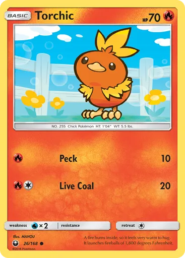 Torchic 26/168 Celestial Storm