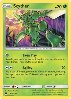 Scyther 4/168 Celestial Storm