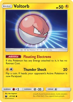 Voltorb 47/168 Celestial Storm