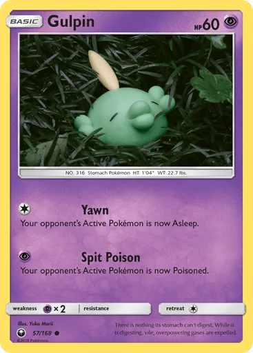Gulpin 57/168 Celestial Storm