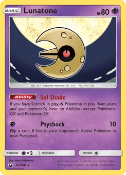 Lunatone 61/168 Celestial Storm