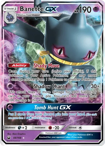 Banette-GX 66/168 Celestial Storm