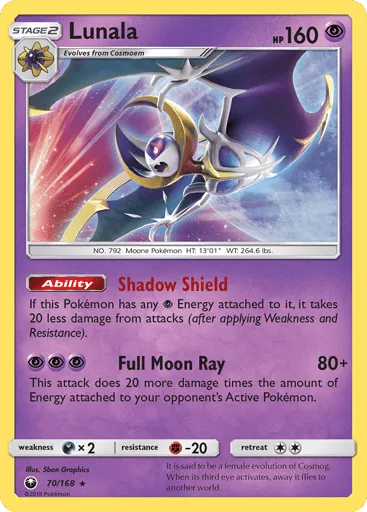 Lunala 70/168 Celestial Storm