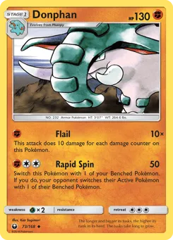 Donphan 73/168 Celestial Storm