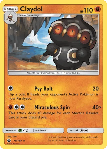 Claydol 79/168 Celestial Storm