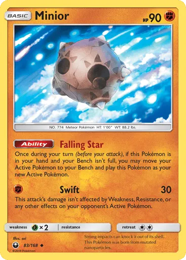 Minior 83/168 Celestial Storm