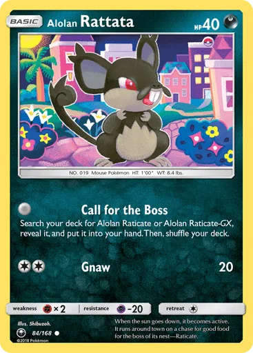 Alolan Rattata 84/168 Celestial Storm