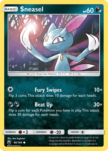 Sneasel 86/168 Celestial Storm