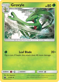Grovyle 9/168 Celestial Storm