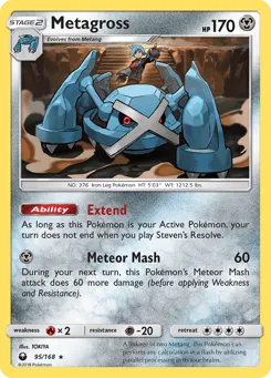 Metagross 95/168 Celestial Storm