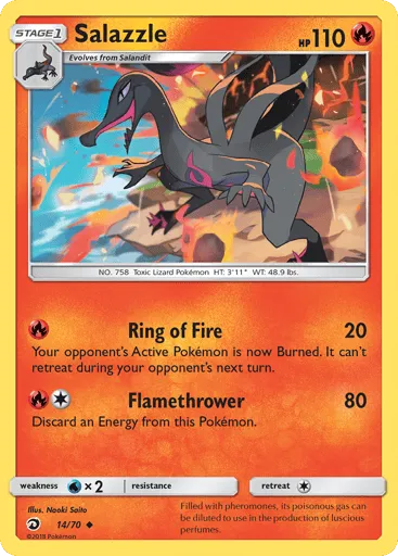 Salazzle 14/70 Dragon Majesty