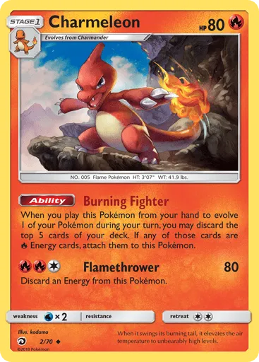Charmeleon 2/70 Dragon Majesty