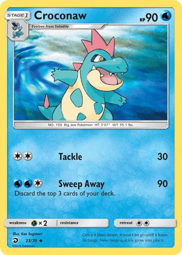 Croconaw 23/70 Dragon Majesty