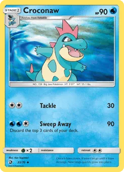 Croconaw 23/70 Dragon Majesty
