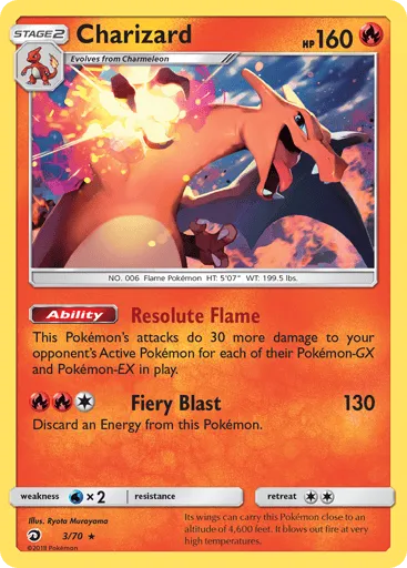 Charizard 3/70 Dragon Majesty
