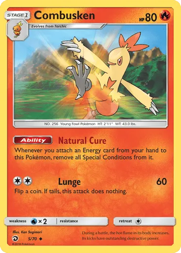 Combusken 5/70 Dragon Majesty