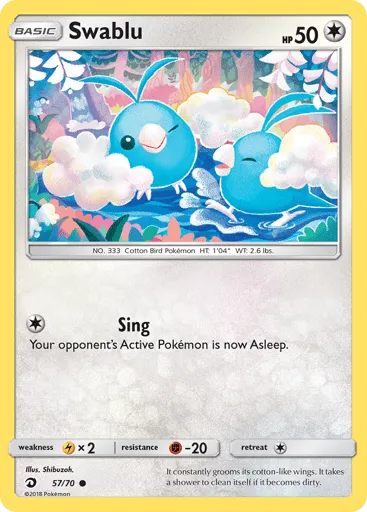 Swablu 57/70 Dragon Majesty