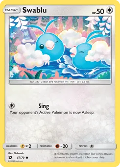 Swablu 57/70 Dragon Majesty