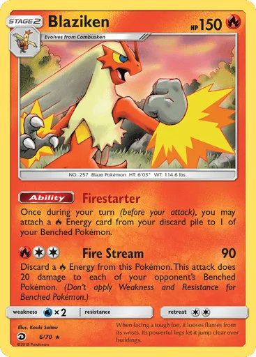 Blaziken 6/70 Dragon Majesty