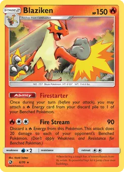 Blaziken 6/70 Dragon Majesty