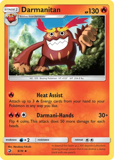 Darmanitan 9/70 Dragon Majesty
