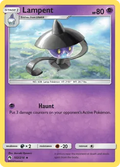 Lampent 102/214 Lost Thunder