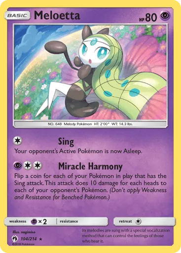Meloetta 104/214 Lost Thunder
