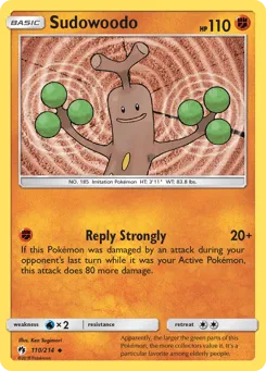 Sudowoodo 110/214 Lost Thunder
