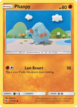 Phanpy 111/214 Lost Thunder