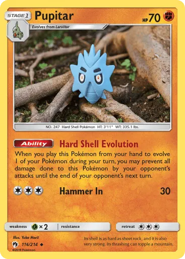 Pupitar 116/214 Lost Thunder