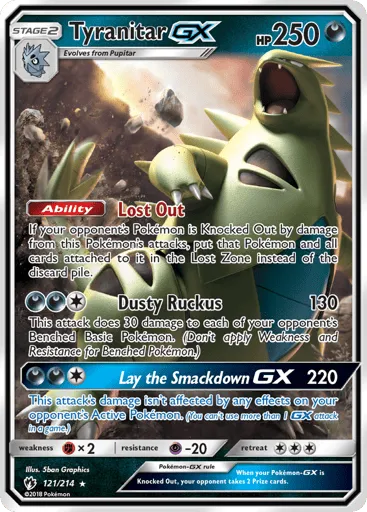 Tyranitar-GX 121/214 Lost Thunder