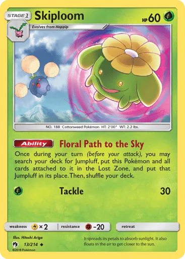 Skiploom 13/214 Lost Thunder