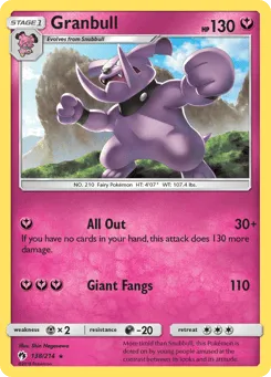 Granbull 138/214 Lost Thunder