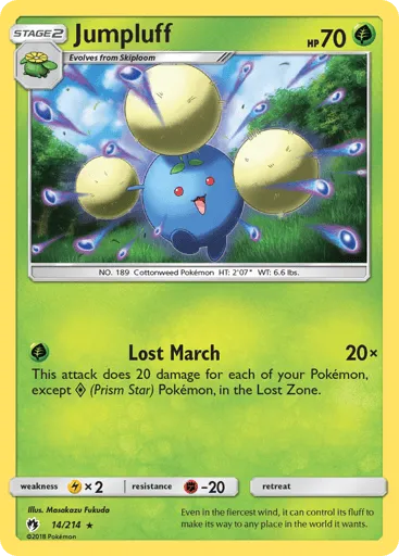 Jumpluff 14/214 Lost Thunder