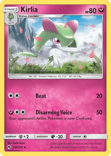 Kirlia 140/214 Lost Thunder