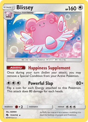 Blissey 153/214 Lost Thunder