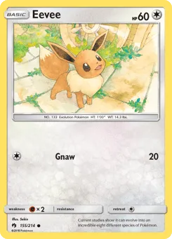 Eevee 155/214 Lost Thunder